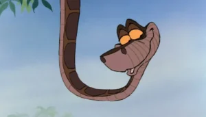 Kaa, serpent du Livre de la Jungle qui pratique l'hypnose